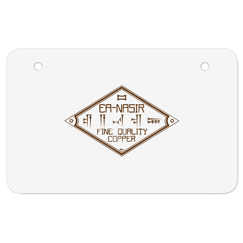 Ea Nasir Fine Quality Copper Atv License Plate | Artistshot