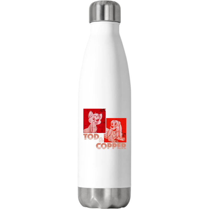 The Hound Tod Stainless Steel Water Bottle | Artistshot