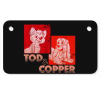 The Hound Tod Motorcycle License Plate | Artistshot