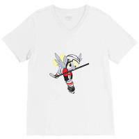 Clip Art Hockey V-neck Tee | Artistshot