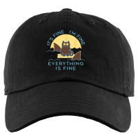 It's Fine I'm Fine Everything Is Fine Funny Cat 1 Kids Cap | Artistshot