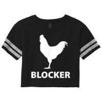 Cock Blocker Funny Novelty Rooster Cock Gift Shirt T Shirt Scorecard Crop Tee | Artistshot