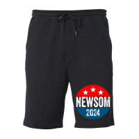 Gavin Newsom 2024 Presidential Fleece Short | Artistshot