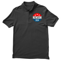 Gavin Newsom 2024 Presidential Men's Polo Shirt | Artistshot