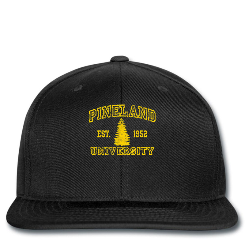 Pineland University Yellow Lettered Heavy Cotton Shirt T Shirt Printed Hat | Artistshot