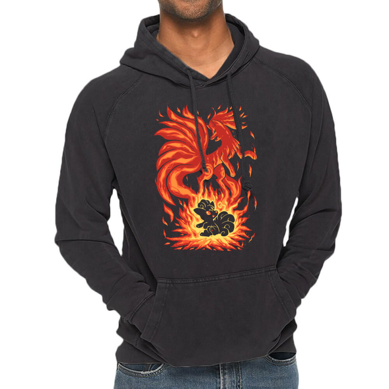 The Flame Tailed Fox Within Vintage Hoodie | Artistshot