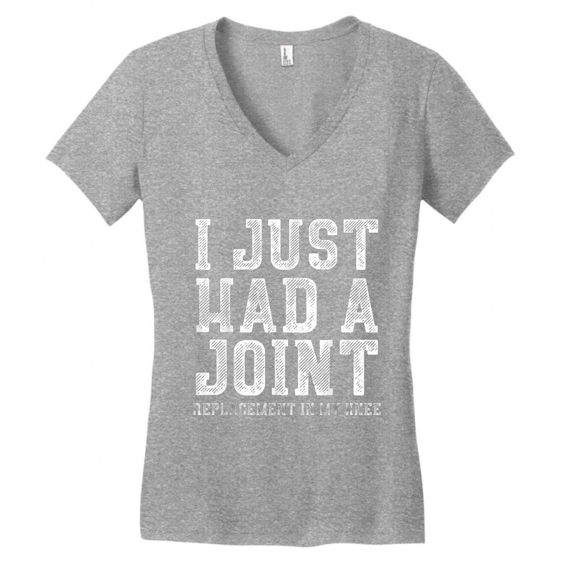 Joint Replacement   Knee Joint Replacement Women's V-Neck T-Shirt by saterseim | Artistshot