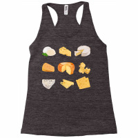 Different Types Of Cheese T  Shirt3 D Cheese Variety    Mozarella, Swi Racerback Tank | Artistshot