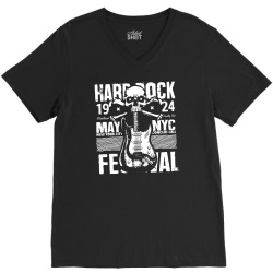 hard rock festival V-Neck Tee | Artistshot