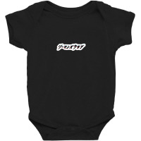 Orient In Simple White Bold Japanese Text Katakana With Black Hair Mus Baby Bodysuit | Artistshot