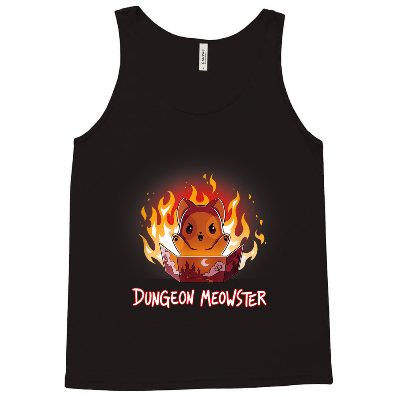 Dnd Dungeon Meowster Cat Dm Role Player Rpg Tabletop Gamer Tank Top by criticizematter | Artistshot