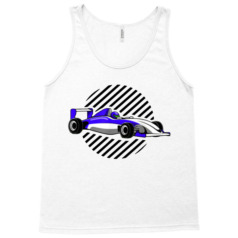 Blue Formula Racing Tank Top by CRV | Artistshot