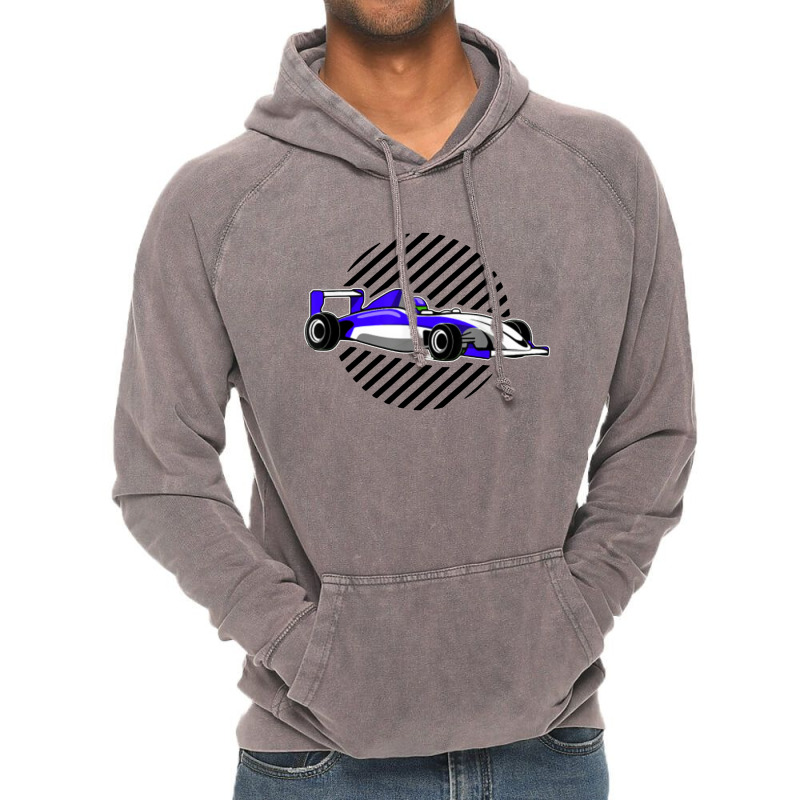 Blue Formula Racing Vintage Hoodie by CRV | Artistshot