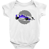 Blue Formula Racing Baby Bodysuit | Artistshot