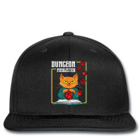 Dnd Dungeon Meowster Rpg Tabletop Gaming Dm Role Player Printed Hat | Artistshot