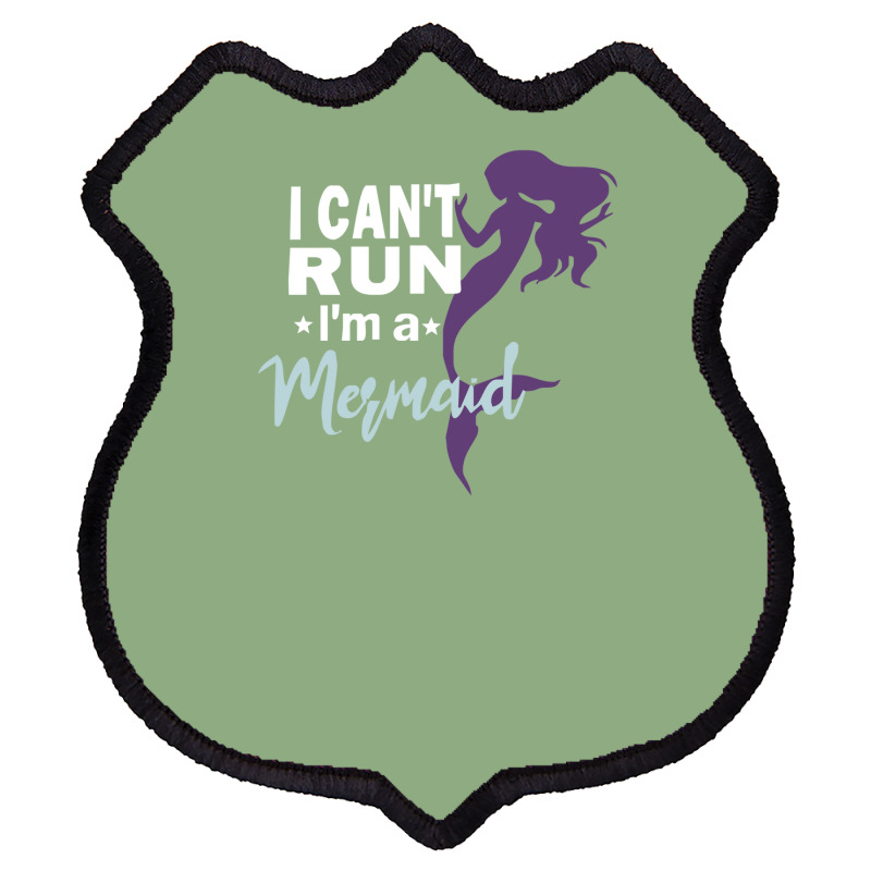 I Can Run Mermaid Shield Patch | Artistshot