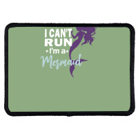 I Can Run Mermaid Rectangle Patch | Artistshot