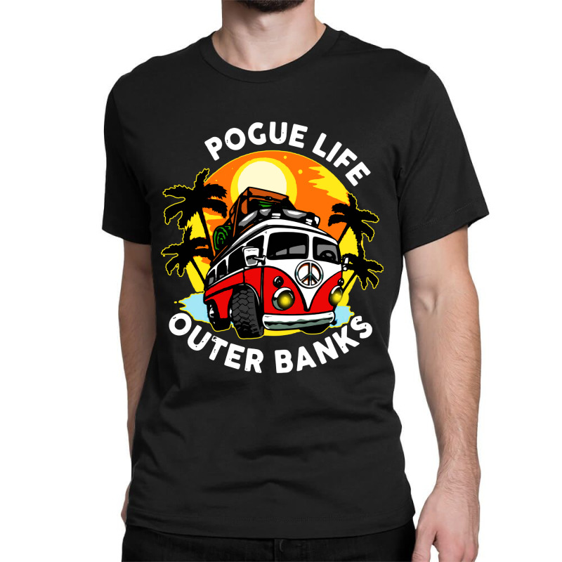 Pogue Surf Life Outer Banks Outer Banks Classic T-shirt by John Martabak | Artistshot