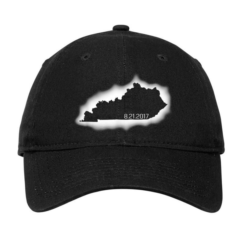 Total Solar Eclipse Kentucky Map 21 August 2017 Adjustable Cap by saterseim | Artistshot