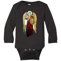 A Spiritual Warrior Long Sleeve Baby Bodysuit | Artistshot