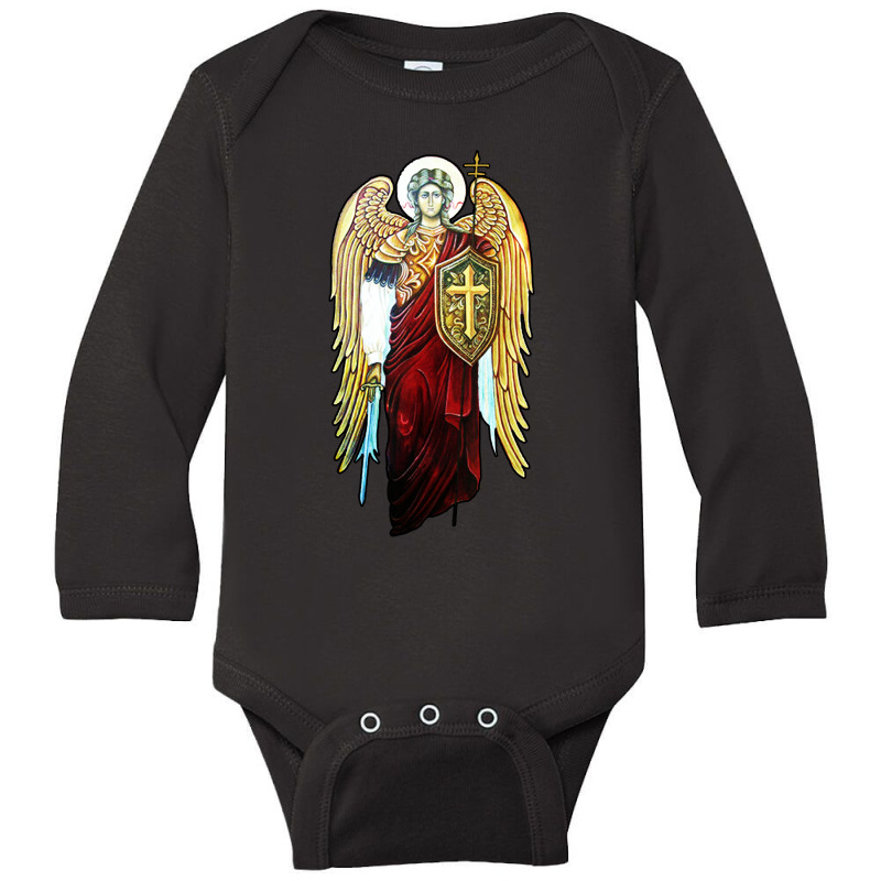 A Spiritual Warrior Long Sleeve Baby Bodysuit | Artistshot