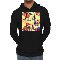 Patriotic Hotdog Ice Cream Donat Lightweight Hoodie | Artistshot