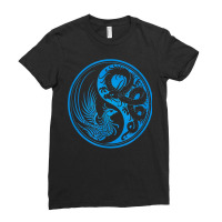 Dragon Phoenix Ying Yang T Shirt Ladies Fitted T-shirt | Artistshot