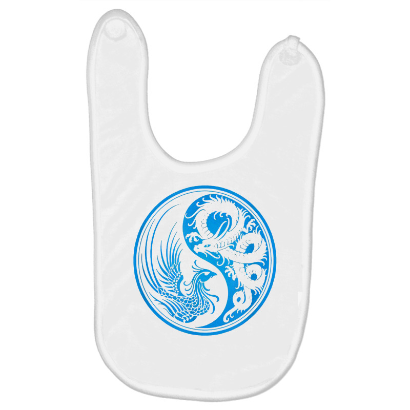 Dragon Phoenix Ying Yang T Shirt Baby Bibs by malyahdepetris | Artistshot