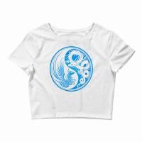 Dragon Phoenix Ying Yang T Shirt Crop Top | Artistshot