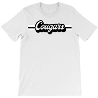 Retro Cougars Mascot, Unisex School Spirit, Cougar Sports T Shirt T-shirt | Artistshot