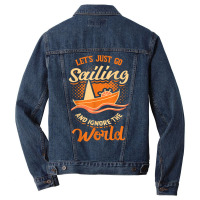 Sailing Boat Sailor Sail T Shirt Men Denim Jacket | Artistshot