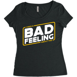 bad feeling Women's Triblend Scoop T-shirt | Artistshot