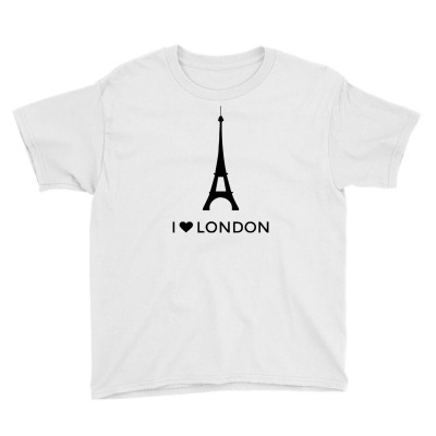 I Love London Funny Youth Tee Designed By Heart Eye