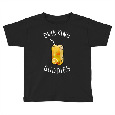 Drinking Buddies Juice Toddler T-shirt Designed By Ofutlu