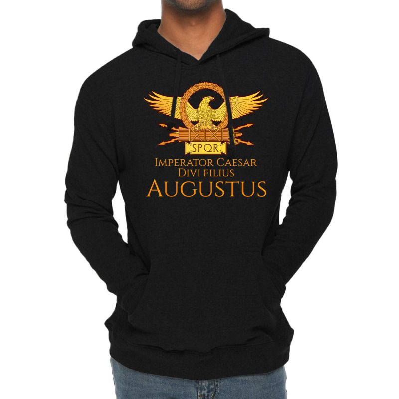 Roman Emperor Shirt   Caesar Augustus   Ancient Rome Gift Lightweight Hoodie by nayarilorenzi | Artistshot