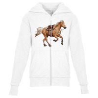 Horse Body Youth Zipper Hoodie | Artistshot