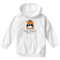 Womens Multiple Sclerosis Awareness Messy Bun Ms Warrior T Shirt Youth Hoodie | Artistshot