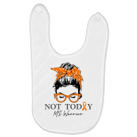 Womens Multiple Sclerosis Awareness Messy Bun Ms Warrior T Shirt Baby Bibs | Artistshot