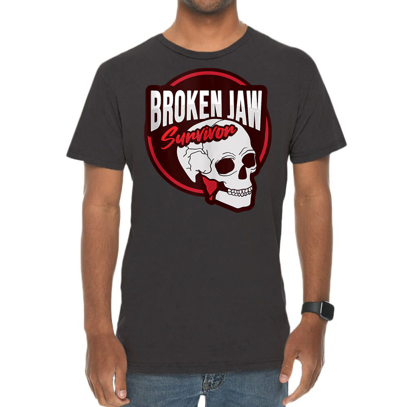 Broken Jaw Recovery Design For A Broken Jaw Survivor Tank Top Vintage T-shirt | Artistshot