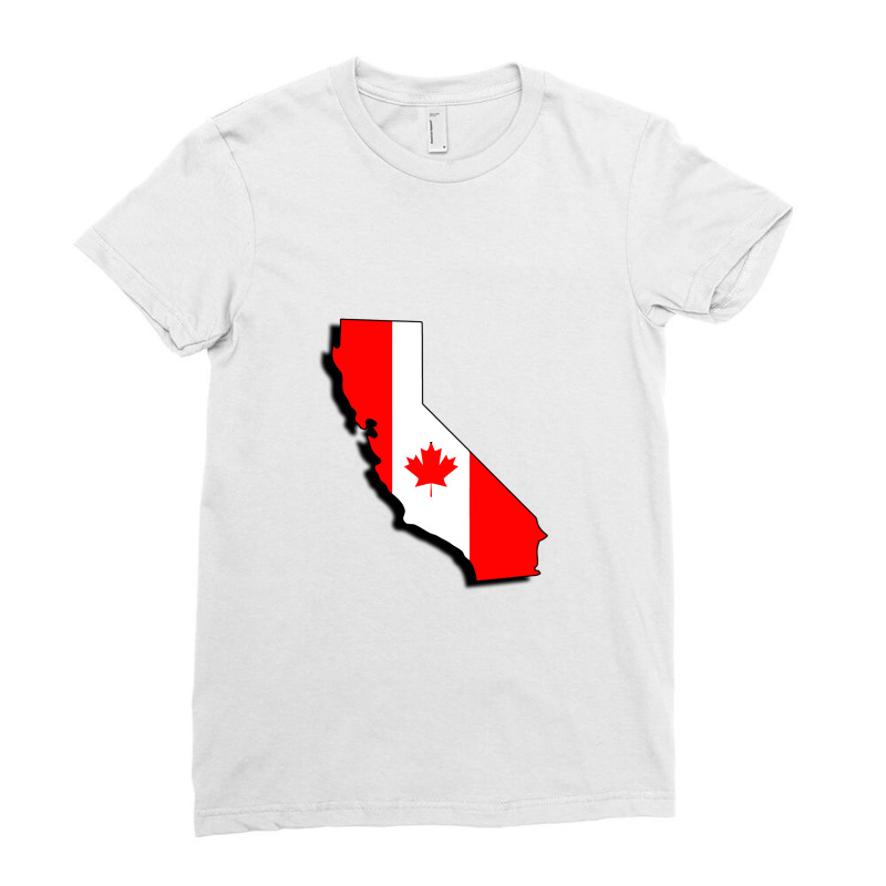 Canadians In California   T Shirt Ladies Fitted T-Shirt by BABYDOLL | Artistshot