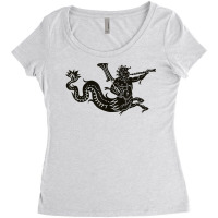 Triton Mosaic (1st Version) T Shirt Women's Triblend Scoop T-shirt | Artistshot