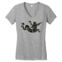 Triton Mosaic (1st Version) T Shirt Women's V-neck T-shirt | Artistshot