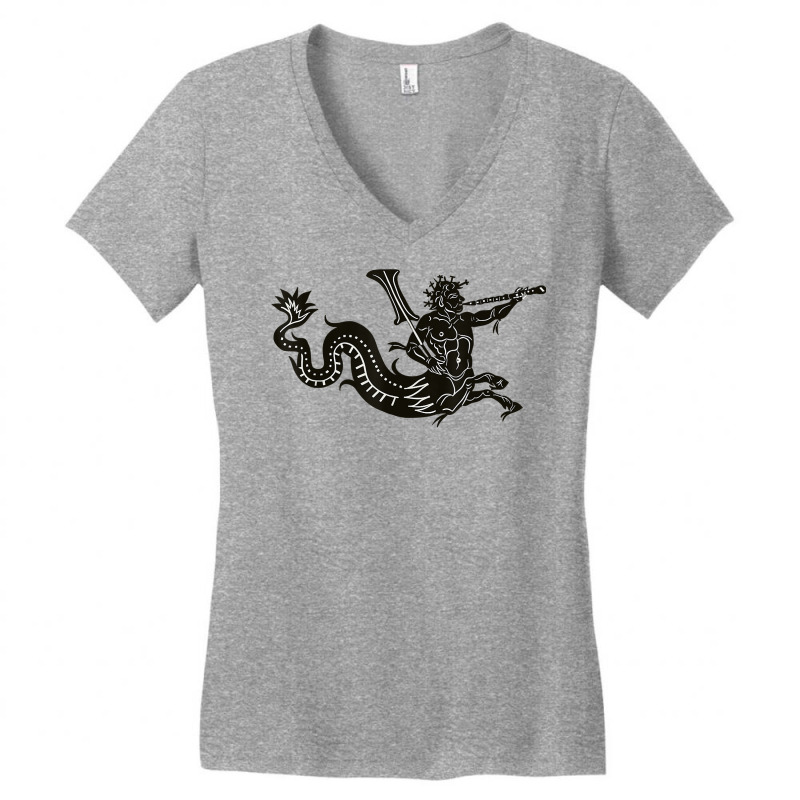 Triton Mosaic (1st Version) T Shirt Women's V-Neck T-Shirt by michealamifflin | Artistshot