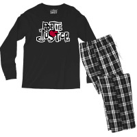 Womens Poetic Justice From Old School Hiphop V Neck T Shirt Men's Long Sleeve Pajama Set | Artistshot