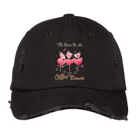 Flamingo Flamingo It's Time To Do The Coffee Dance Vintage Cap | Artistshot