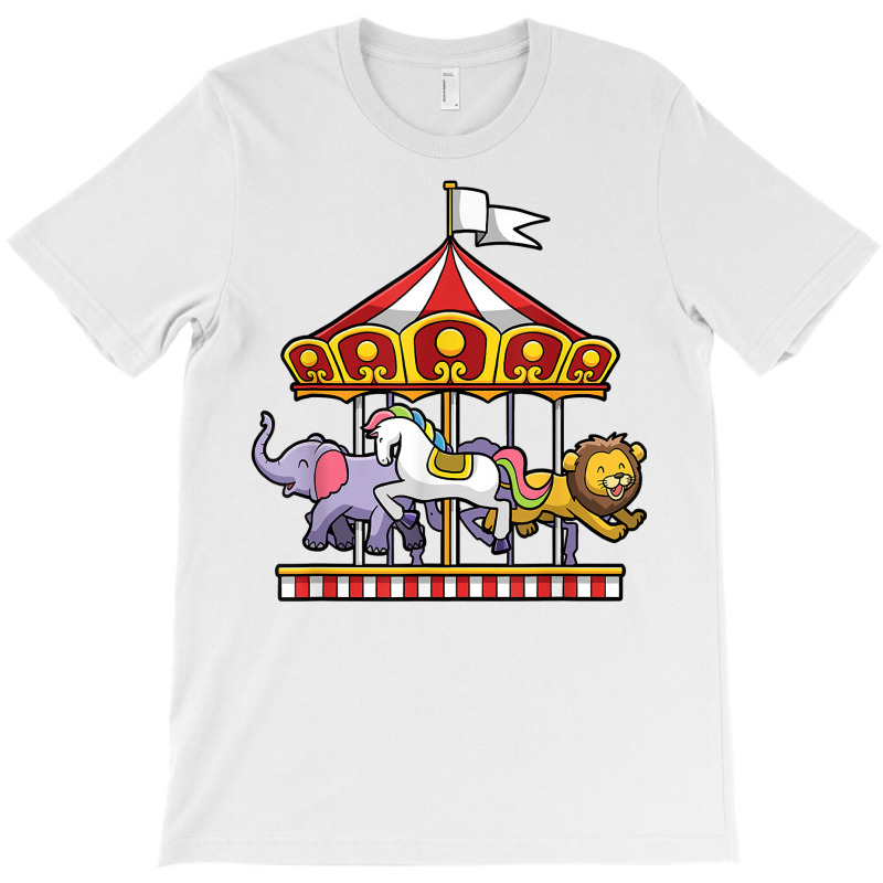 Horse Carousel Cute Carnival Ride Animals Circus T Shirt T-shirt | Artistshot