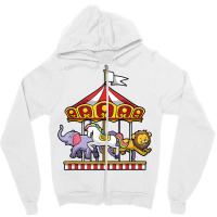 Horse Carousel Cute Carnival Ride Animals Circus T Shirt Zipper Hoodie | Artistshot