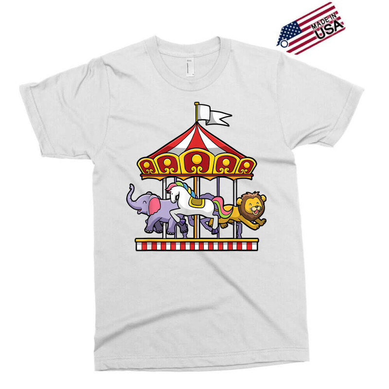 Horse Carousel Cute Carnival Ride Animals Circus T Shirt Exclusive T-shirt | Artistshot