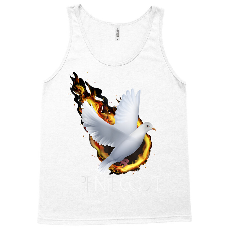 Pentecost Doves Tongues Of Fire Flame Acts Holy Spirit Gifts T Shirt Tank Top | Artistshot