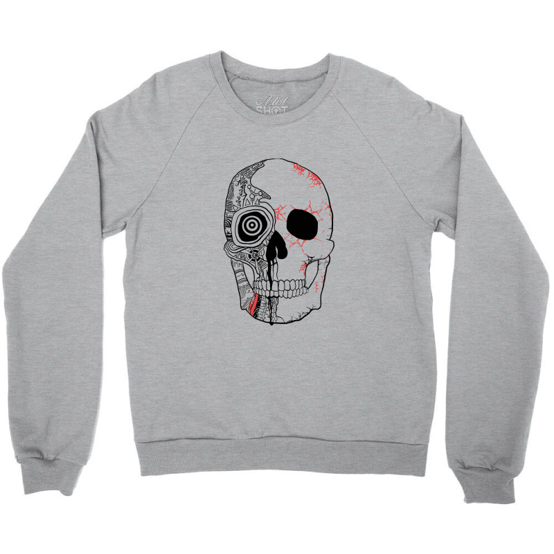 Hypnotize (skull   Inverted)   T Shirt Crewneck Sweatshirt by BABYDOLL | Artistshot